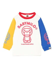 A BATHING APE MULTI BABY MILO LS TEE ア ベイシング エイプ トップス カットソー・Tシャツ ホワイト【送料無料】