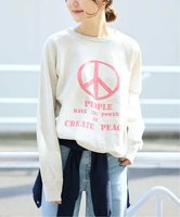 JOINT WORKS Mixta/ミクスタ JW別注 CREW NECK PEACE ジョイントワークス トップス スウェット・トレーナー グレー【送料無料】