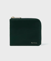 【SALE／50%OFF】Paul Smith 【公式】コードバン L字財布 ポール・スミス　アウトレット 財布・ポーチ・ケース 財布 グリーン ブラック【送料無料】