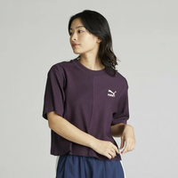 【SALE／30%OFF】PUMA ウィメンズ CLASSICS リブ リラックス 半袖 Tシャツ プーマ トップス カットソー・Tシャツ