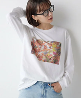 Whim Gazette フォトロンTシャツ ウィム ガゼット トップス カットソー・Tシャツ ホワイト グレー【送料無料】