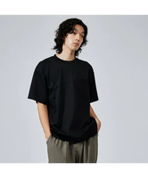 ABAHOUSE LASTWORD glossy ポンチ タックTシャツ アバハウス トップス カットソー・Tシャツ ブラック ブルー ホワイト【送料無料】