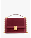 kate spade new york デコ ペブルレザー アンド スエード チェーン ショルダー バッグ ケイトスペードニューヨーク バッグ ショルダーバッグ レッド【送料無料】