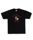 A BATHING APE JAPAN KATAKANA COLLEGE CITY TEE ア ベイシング エイプ トップス カットソー・Tシャツ ブラック ホワイト【送料無料】