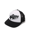 A BATHING APE BAPE STA MESH CAP ア ベイシング エイプ 帽子 キャップ ブラック ネイビー レッド【送料無料】