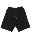 A BATHING APE RAW EDGE LOOSE FIT SWEATSHORTS ア ベイシング エイプ パンツ ジャージ・スウェットパンツ ブラック グレー【送料無料】