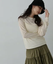 【SALE／50%OFF】N. Natural Beauty Basic タンクレイヤーカットソー エヌ ナチュラルビューティーベーシック* トップス カットソー・Tシャツ ホワイト グレー ブルー