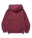 XLARGE PIGMENT EMBOSSED ZIP HOODED SWEATSHIRT エクストララージ トップス パーカー・フーディー レッド グレー グリーン【送料無料】