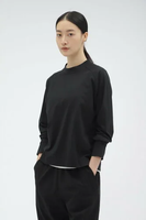 MARGARET HOWELL COTTON POLYESTER JERSEY マーガレット・ハウエル トップス カットソー・Tシャツ ブラック【送料無料】