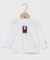 TOMMY HILFIGER BOYS フラッグエンブロイドロングスリーブTシャツ トミーヒルフィガー トップス カットソー・Tシャツ【送料無料】