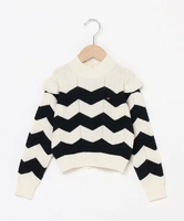 TOMMY HILFIGER WAVY STRIPE SWEATER Ivry Ptl Strp トミーヒルフィガー トップス ニット【送料無料】