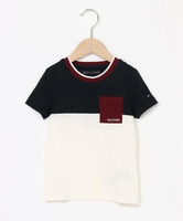 TOMMY HILFIGER BOYS カラーブロックエンブロイドTシャツ トミーヒルフィガー トップス カットソー・Tシャツ【送料無料】