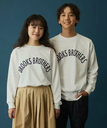 BROOKS BROTHERS ◆オンラインストア限定◆FW24 LOGO Series コットンジャージー アーチロゴプリント ロングスリーブTシャツ ブルックス ブラザーズ トップス カットソー・Tシャツ ホワイト ネイビー【送料無料】