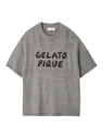 gelato pique 【HOMME】メランジジャガードプルオーバー ジェラートピケ トップス スウェット・トレーナー グレー イエロー【送料無料】