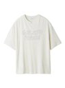 gelato pique 【HOMME】レーヨンロゴTシャツ ジェラートピケ トップス カットソー・Tシャツ ホワイト グレー【送料無料】