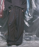 MAISON SPECIAL 120/2/2 Suvin Cotton Gabardine Prime-Wide Cargo Pants メゾンスペシャル パンツ カーゴパンツ グレー ブラック カーキ ブルー ベージュ【送料無料】