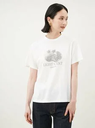 Mila Owen フルーツモチーフグラフィックプリントTシャツ ミラオーウェン トップス カットソー・Tシャツ ホワイト グレー イエロー【送料無料】