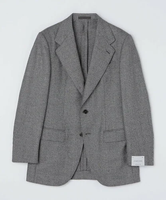 【SALE／30%OFF】SHIPS MEN 【SHIPS別注】CARUSO: AIDA ワイドラペル ピンヘッド ジャケット シップス ジャケット・アウター テーラードジャケット・ブレザー グレー【送料無料】