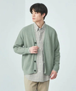 【SALE／30%OFF】UNITED ARROWS green label relaxing コットン ナイロン アゼ Vネック カーディガン ユナイテッドアローズ アウトレット トップス カーディガン グリーン グレー【送料無料】