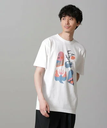 NANO universe 「Toyameg」modern academic FLOWER Tシャツ ナノユニバース トップス カットソー・Tシャツ ホワイト【送料無料】