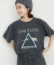 SLOBE IENA 《追加》ROCK TEE PINK FLOYD スローブ イエナ トップス カットソー・Tシャツ ブラック【送料無料】