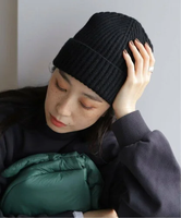 JOURNAL STANDARD 【WILLIAM BRUNTON】カシミヤ Cardigan Stitch Hat 350 ジャーナル スタンダード 帽子 ニット帽・ビーニー ブラック ブラウン ブルー【送料無料】