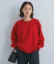 UNITED ARROWS green label relaxing フォルム ニット プルオーバー -ウォッシャブル- ユナイテッドアローズ グリーンレーベルリラクシング トップス ニット レッド ブラック【送料無料】