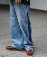 JOINT WORKS Wrangler / ラングラー WREMAKE BROKEN DENIM WM0799 ジョイントワークス パンツ ジーンズ・デニムパンツ ネイビー ブラック【送料無料】