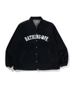 A BATHING APE BATHING APE RELAXED FIT DENIM COACH JACKET ア ベイシング エイプ ジャケット・アウター デニムジャケット ネイビー【送料無料】