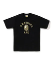 A BATHING APE BITMAP COLLEGE TEE ア ベイシング エイプ トップス カットソー・Tシャツ ブラック グリーン ホワイト イエロー【送料無料】