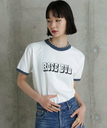 ROSE BUD RB RINGER Tシャツ ローズバッド トップス カットソー・Tシャツ ホワイト【送料無料】