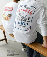 SHIPS any 【WEB限定】SHIPS any: SNOOPY コラボ カルチャー グラフィック バック プリント Tシャツ (ロンT)◇ シップス トップス カットソー・Tシャツ ホワイト【送料無料】