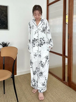 【SALE／40%OFF】SNIDEL HOME 【UVサテン】プリントロングパンツ スナイデルホーム パンツ その他のパンツ ホワイト オレンジ ブルー【送料無料】