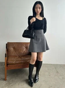 【SALE／50%OFF】SNIDEL プリーツスカショーパン スナイデル パンツ その他のパンツ グレー ブラック グリーン ピンク【送料無料】