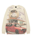 HUF DRIVE THRU CREW SWEATER / HUF ハフ セーター ハフ トップス ニット ベージュ【送料無料】