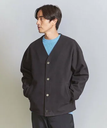 【SALE／60%OFF】BEAUTY&YOUTH UNITED ARROWS エアロフリース カーディガン/アウター ユナイテッドアローズ アウトレット ジャケット・アウター その他のジャケット・アウター グレー ネイビー【送料無料】