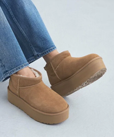 UNITED ARROWS green label relaxing ＜UGG＞クラシック ウルトラ ミニ プラットフォーム ブーツ ユナイテッドアローズ グリーンレーベルリラクシング シューズ・靴 ブーツ ブラウン ブラック【送料無料】