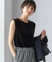 【SALE／30%OFF】SHIPS WOMEN ＜手洗い可能＞前後 2WAY ノースリーブ シップス トップス ノースリーブ・タンクトップ ブラック ホワイト【送料無料】