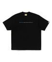 A BATHING APE HIGHTLIGHT LOGO RELAXED FIT TEE ア ベイシング エイプ トップス カットソー・Tシャツ ブラック グレー ホワイト【送料無料】