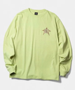 HUF INTERGALACTIC LS TEE / HUF ハフ ロンT ハフ トップス カットソー・Tシャツ グリーン ブラック ホワイト【送料無料】