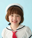 any FAM KIDS 【カードキャプターさくら*any FAM】友枝小学校 制服帽子風 ベレー帽 エニィファム 帽子 ハンチング・ベレー帽 ホワイト【送料無料】