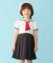 any FAM KIDS 【カードキャプターさくら*any FAM】友枝小学校 制服風ワンピース エニィファム ワンピース・ドレス ワンピース ホワイト【送料無料】