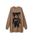 HYSTERIC GLAMOUR GUMI BEARジャカード ワンピース ヒステリックグラマー ワンピース・ドレス ワンピース ベージュ グリーン ブラック【送料無料】