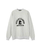 HYSTERIC GLAMOUR UNLIMITED FUN スウェット ヒステリックグラマー トップス スウェット・トレーナー グレー ネイビー ブラック【送料無料】