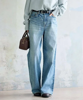 JOURNAL STANDARD 《一部店舗+WEB限定》12.5oz WIDE LEG DENIM ジャーナル スタンダード パンツ ジーンズ・デニムパンツ ブルー グレー【送料無料】