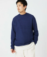 JOURNAL STANDARD relume HAMILTON WOOL ガーター クルーネックニット ジャーナル スタンダード レリューム トップス ニット ネイビー ブラック パープル【送料無料】