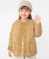 SHIPS KIDS SHIPS KIDS:100~130cm /＜手洗い可能＞ボア*キルティング リバーシブル ブルゾン シップス ジャケット・アウター カバーオール・ワークジャケット ブラウン グリーン【送料無料】