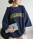 Discoat 【ユニセックス】WEARWELLヴィンテージ加工ハーフスリーブスウェット ディスコート トップス カットソー・Tシャツ ネイビー グリーン ピンク【送料無料】