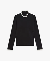 agnes b. FEMME LS72 PULLOVER プルオーバー アニエスベー トップス ニット ブラック【送料無料】