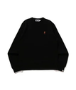 A BATHING APE ONE POINT CREWNECK SWEATSHIRT ア ベイシング エイプ トップス スウェット・トレーナー ブラック グレー【送料無料】